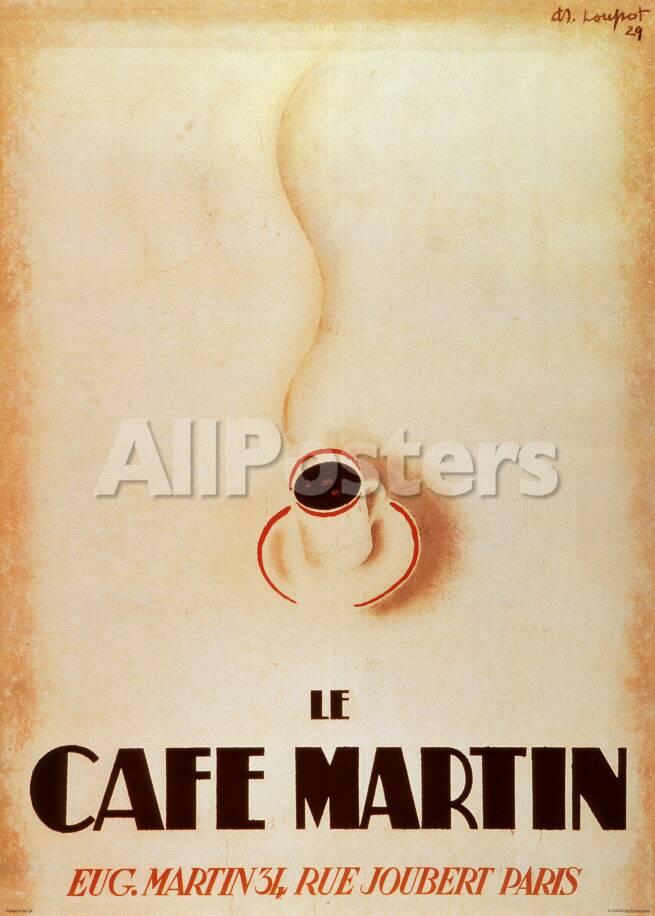 le cafe martin posters