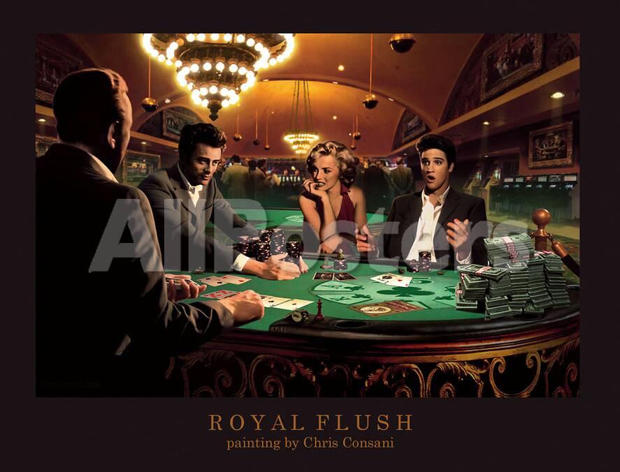 royal flush prints by