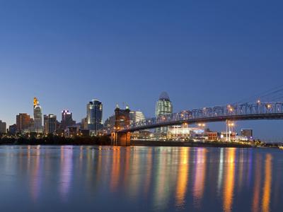 cincinnati skyline ohio usa chuck haney