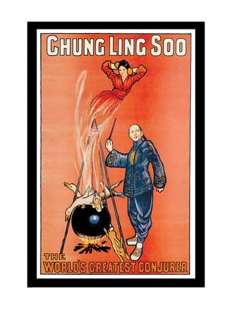 Chung Ling Soo, The World's Greatest Conjurer Wall Decal ...