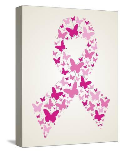 Butterfly in Breast Cancer Awareness Ribbon Print by cienpies at ...