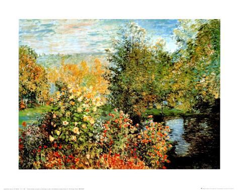 Stiller Winkel Im Garten Von Montgeron Print Claude Monet Allposters Com
