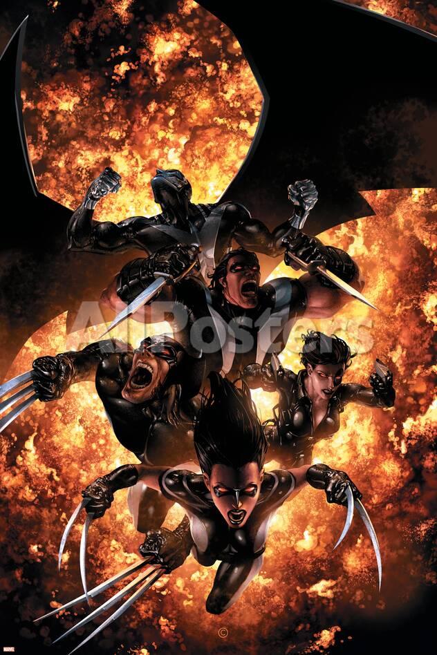 X Force No 12 Cover X 23 Wolverine Domino Warpath And Archangel Prints Clayton Crain Allposters Com X Force No 12 Cover X 23 Wolverine Domino Warpath And Archangel Prints Clayton Crain Allposters Com