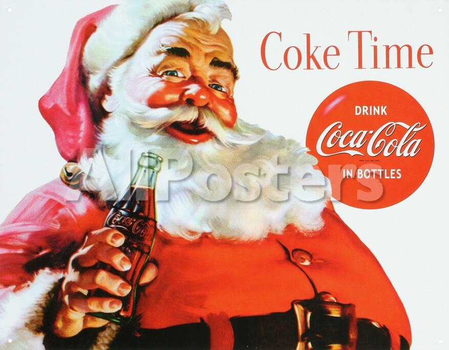 coca cola coke santa