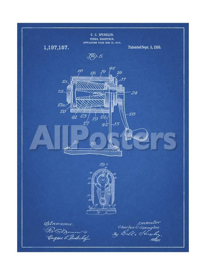 pp162 blueprint pencil sharpener