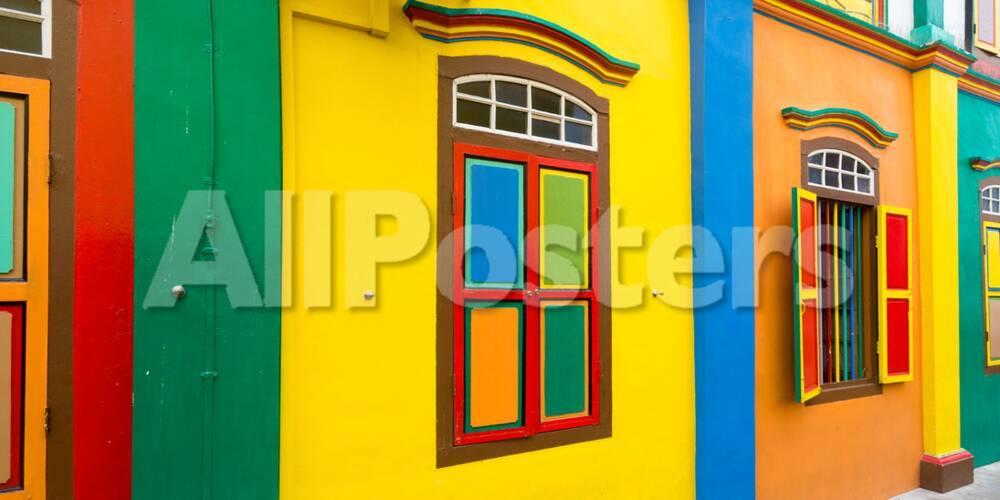 Colorful Building In Little India Singapore