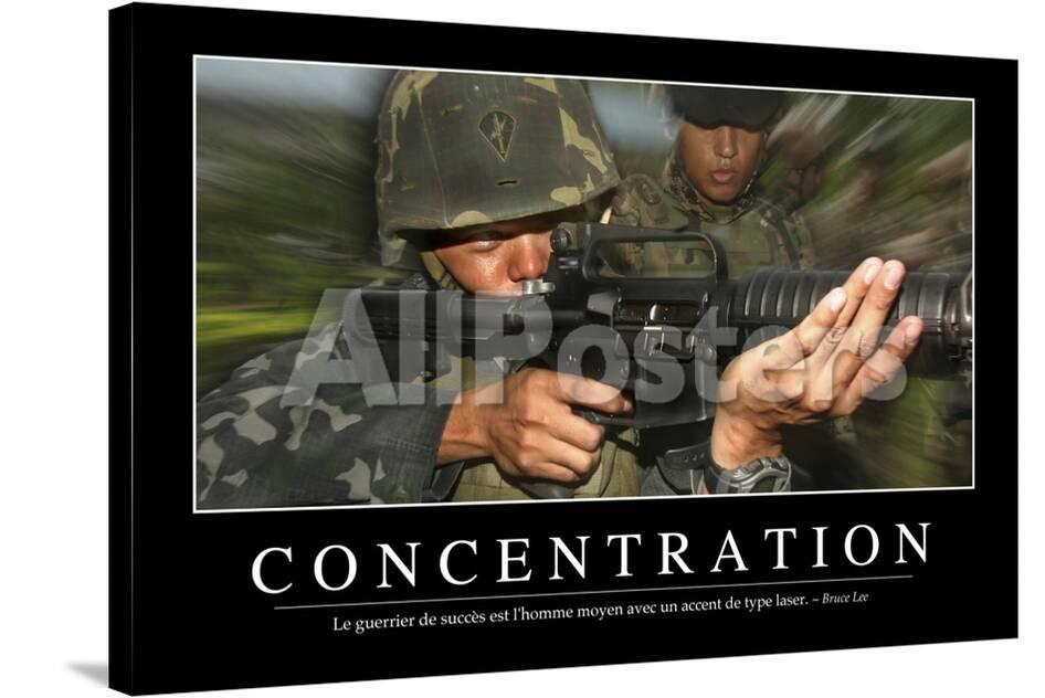 Concentration Citation Et Affiche D Inspiration Et Motivation Photographic Print Allposters Com