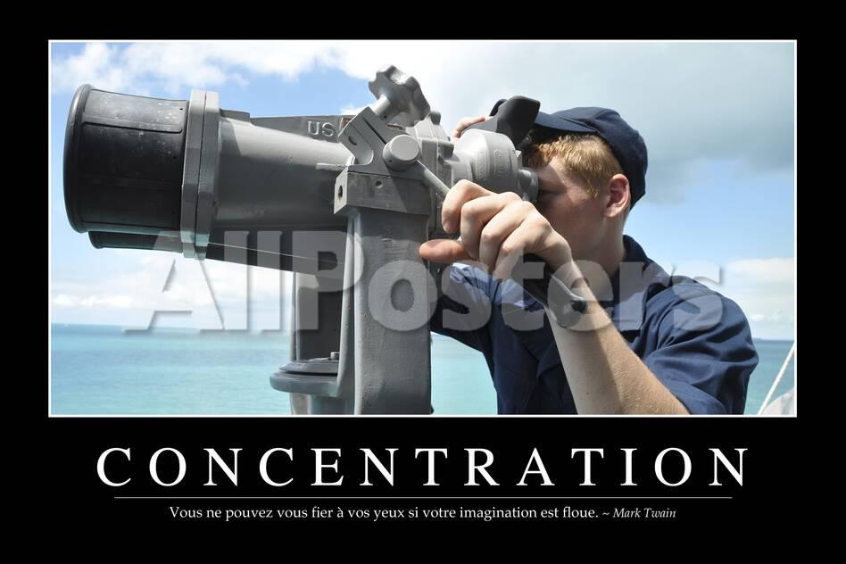 Concentration Citation Et Affiche D Inspiration Et Motivation Photographic Print Allposters Com