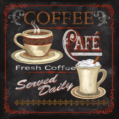 &#039;Coffee Café&#039; Poster - Conrad Knutsen | AllPosters.com