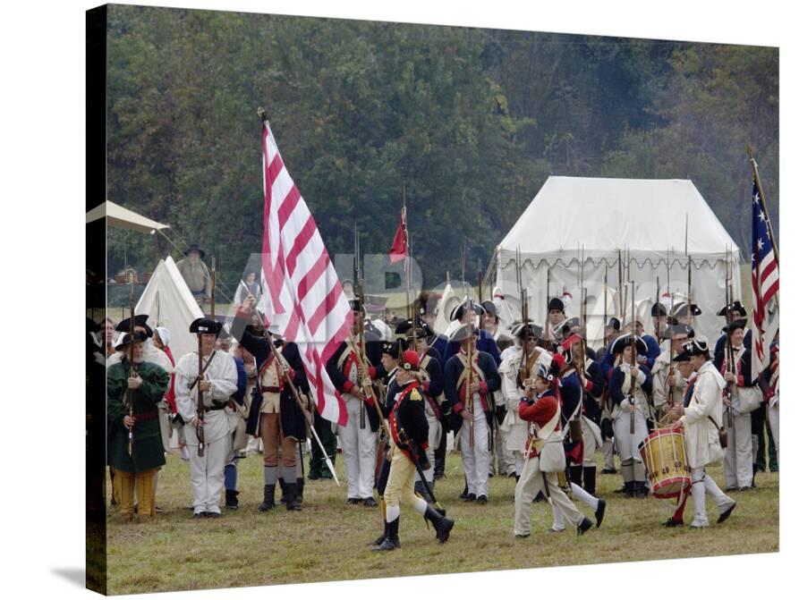 Continental Army Muster Reenactment At Yorktown Battlefield Virginia Photographic Print Allposters Com