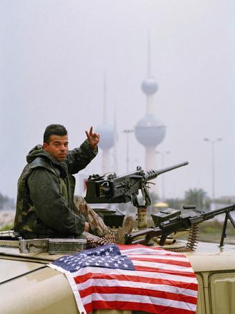 '1991 Gulf War Kuwait Liberation' Photographic Print - David