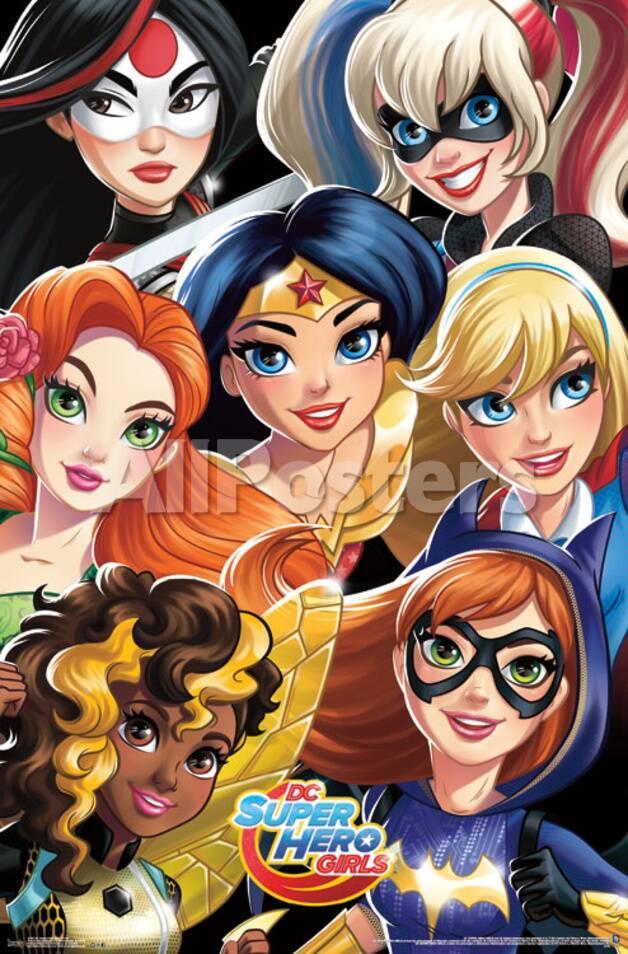 Dc Super Hero Girls Group Photo Allposters Com