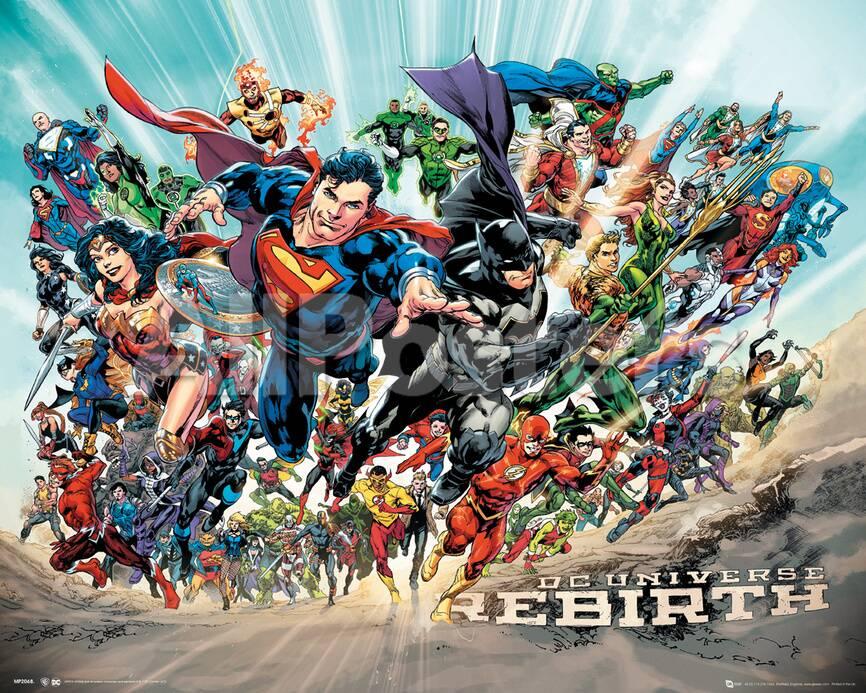 dc universe rebirth print
