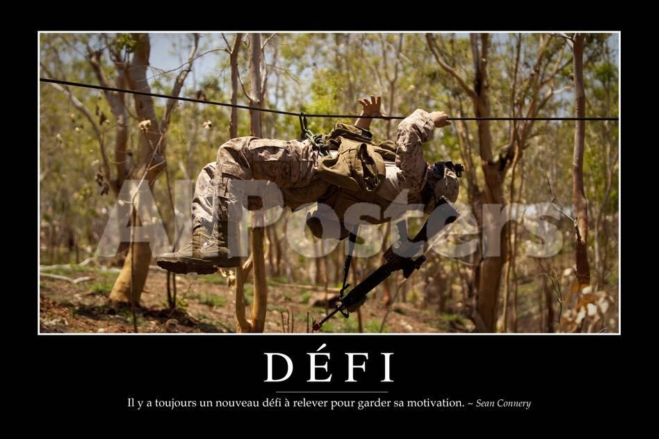 Defi Citation Et Affiche D Inspiration Et Motivation Photographic Print Allposters Com