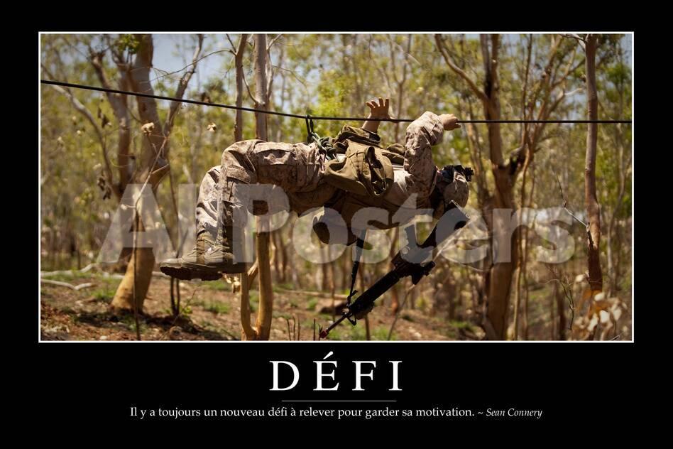 Defi Citation Et Affiche D Inspiration Et Motivation Photographic Print Allposters Com