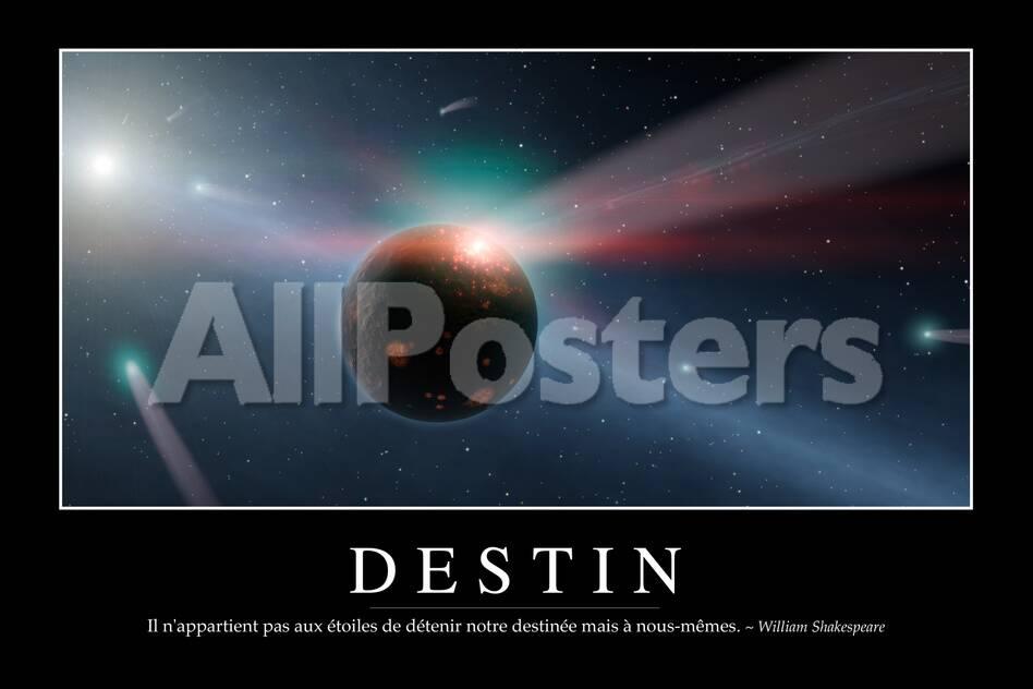 Destinee Citation Et Affiche D Inspiration Et Motivation Photographic Print Allposters Com