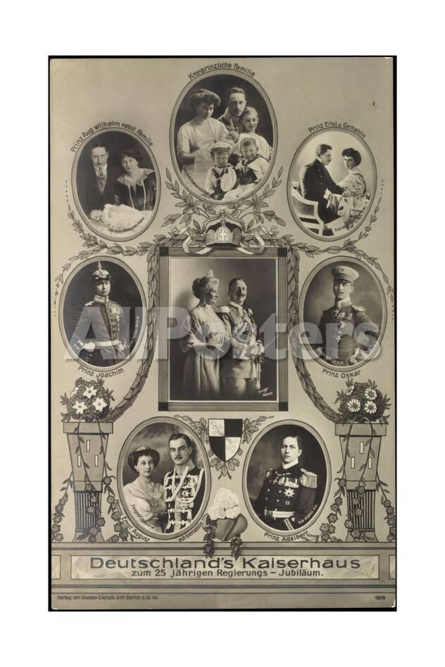 Deutschland S Kaiserhaus Wilhelm Ii Preussen Giclee Print At