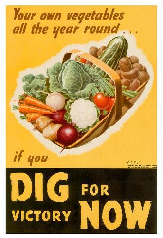 Dig For Victory Wwii War Propaganda Art Print Poster Posters At Dig For Victory Wwii War Propaganda Art Print Poster Posters At Allposters