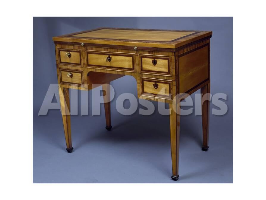 Directoire Style Cherry Wood And Amaranth Writing Desk Made In