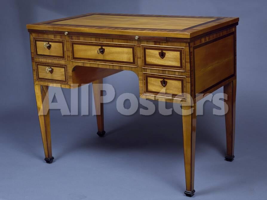 Directoire Style Cherry Wood And Amaranth Writing Desk Made In