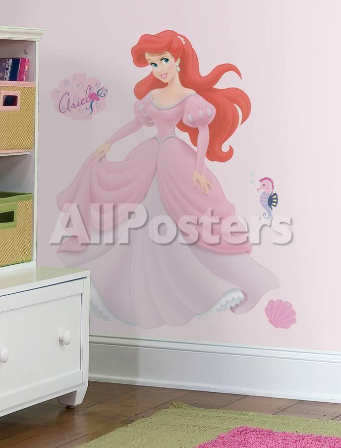 disney princess - ariel peel & stick giant wall decal seinätarra