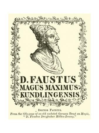 'Doctor Faustus' Giclee Print | AllPosters.com