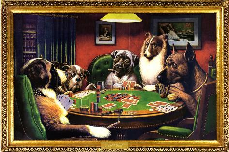 poker dogs