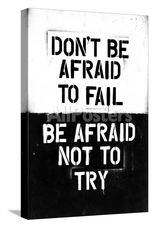 Don T Be Afraid To Fail Prints Allposters Com