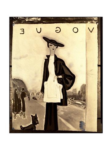 Vogue Cover - March 1934 Giclee Print by Eduardo Garcia Benito ...