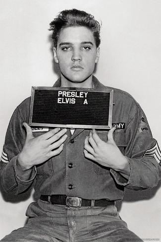Elvis presley 1958 enlistment photo Elvis presley 1958 enlistment photo