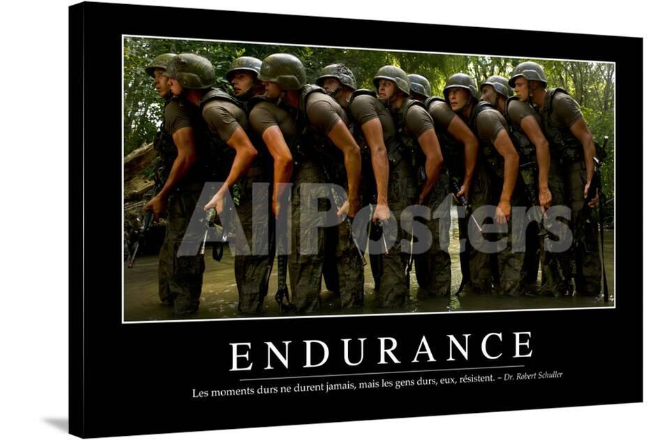 Endurance Citation Et Affiche D Inspiration Et Motivation Photographic Print Allposters Com