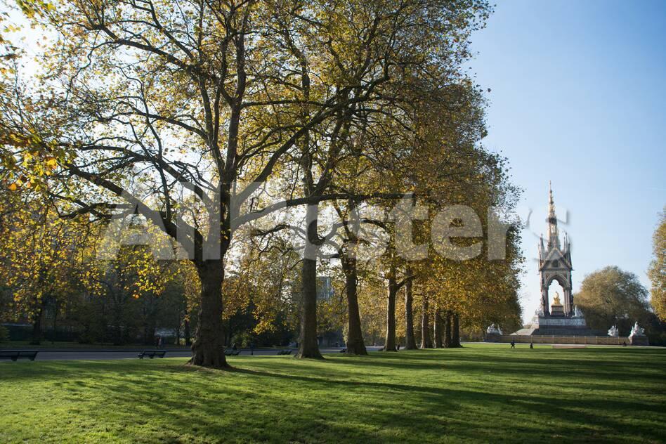 Autumn In Hyde Park London England United Kingdom Europe