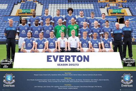 Everton FC 2012/13 Team Photo Prints  AllPosters.co.uk