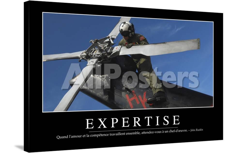 Expertise Citation Et Affiche D Inspiration Et Motivation Photographic Print Allposters Com