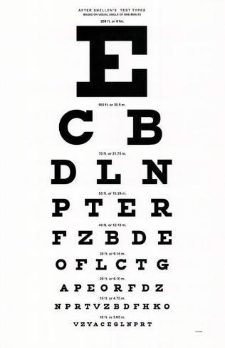 eye chart masterprint allposterscouk