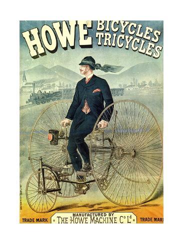 Howe Bicycles Tricycles Posters F Appel Allposters Com