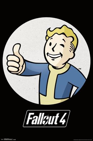 'Fallout 4- Vault Boy' Prints - | AllPosters.com