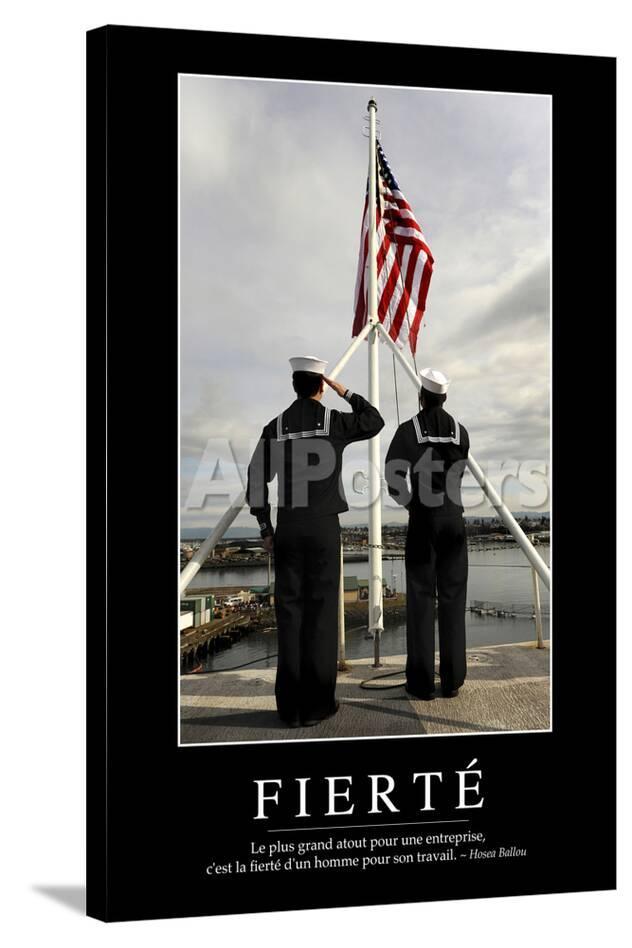 Fierte Citation Et Affiche D Inspiration Et Motivation Photographic Print Allposters Com