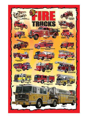 Fire Trucks for Kids Prints - AllPosters.co.uk