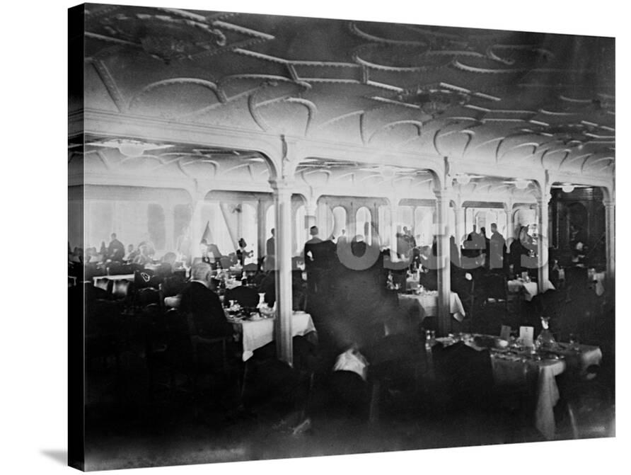 First Class Dining Room Of White Star Liner Rms Titanic First Class Dining Room Of White Star Liner Rms Titanic Photographic Print At Allposters Com