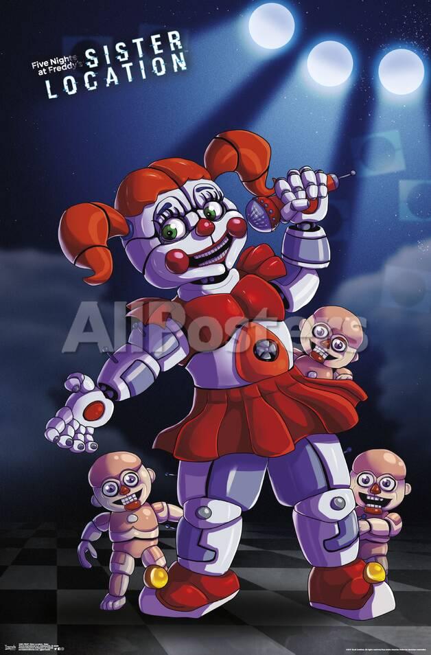 Five Nights At Freddy S Sister Location Baby Print Allposters Com