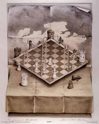 Folded Chess Set Prints - AllPosters.co.uk