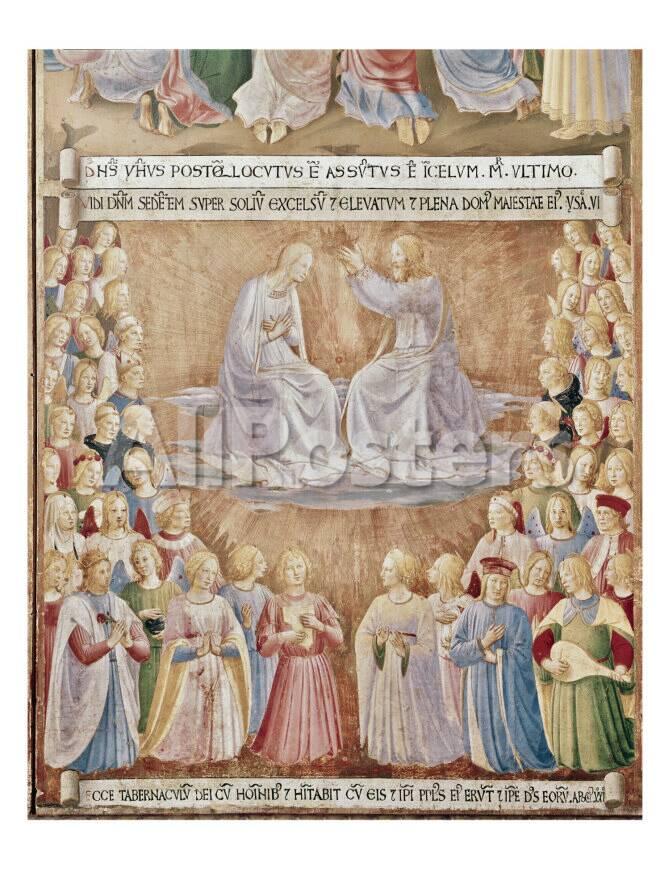 Coronation Of The Virgin Giclee Print Fra Angelico Allposters Com