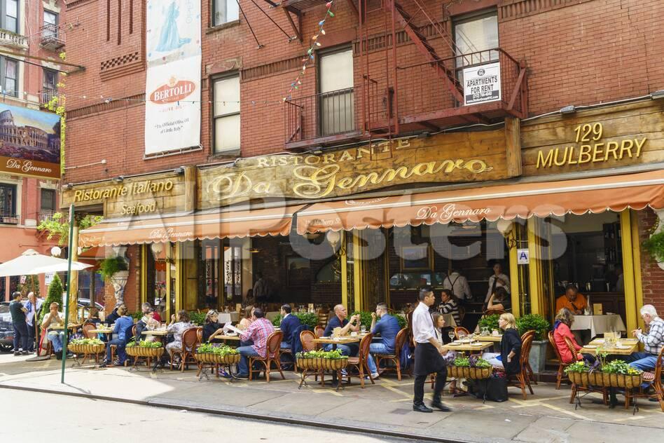 Italian Restaurant In Little Italy Manhattan New York City United Italian Restaurant In Little Italy Manhattan New York City United States Of America North Ameri Photographic Print By Fraser Hall At Allposters