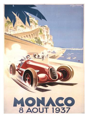 monaco 1937 poster by geo ham at allposters com
