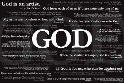 God Quotes Pósters en AllPosters.es