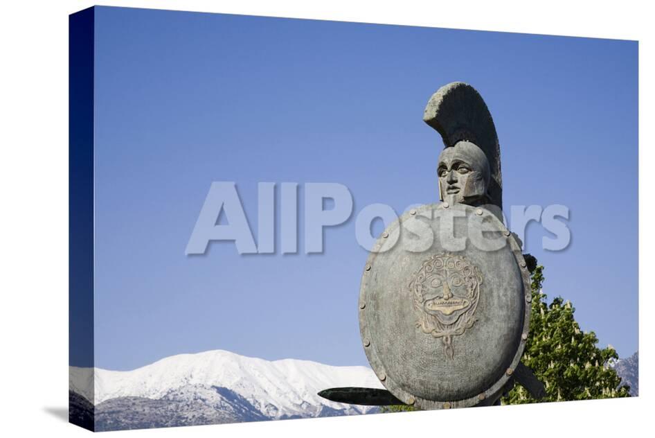 Greece Sparta Statue Of King Leonidas Photographic Print Allposters Com