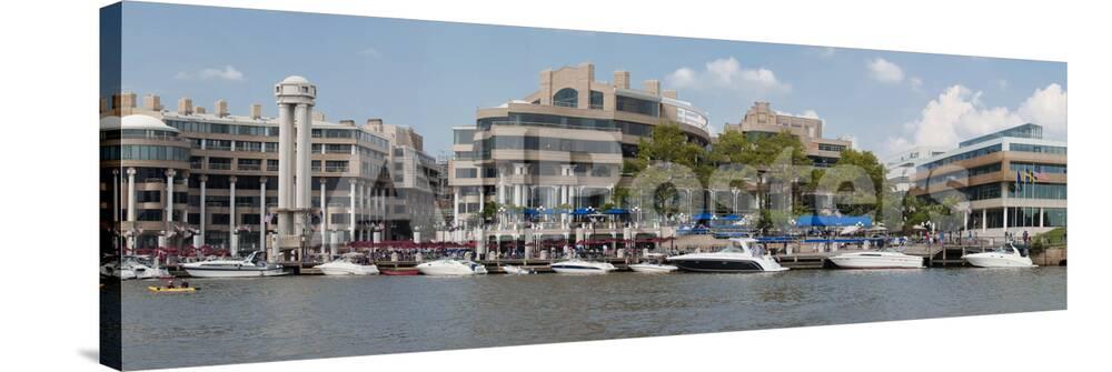 Georgetown Waterfront With Restaurants And Boats Along Potomac River Georgetown Waterfront With Restaurants And Boats Along Potomac River Photographic Print By Greg At Allposters