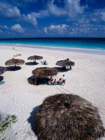 View of Famous Pink Sand Beach, Eleuthera, Pink Sands Beach, Harbour