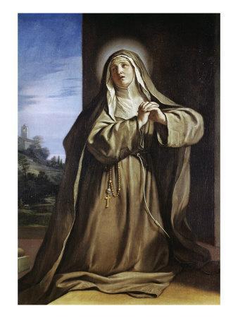 'Saint Margarita Da Cortona' Giclee Print - Guercino (Giovanni